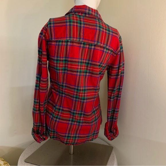 Hollister distressed flannel size medium. - Picture 4 of 6